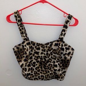 Animal Print Crop Top/Bralette